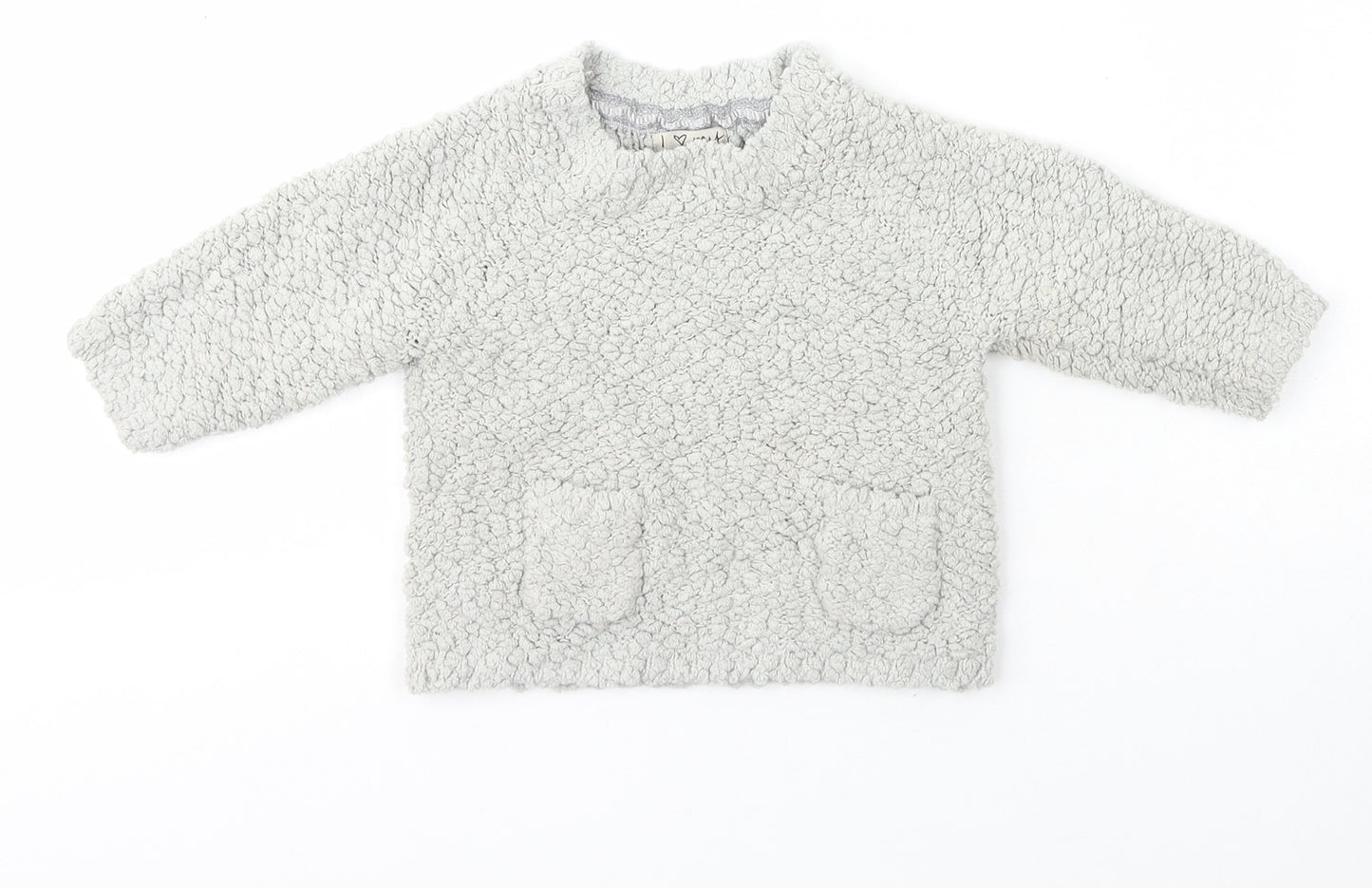 NEXT  Grey  Polyester Pullover Jumper Size 9-12 Months