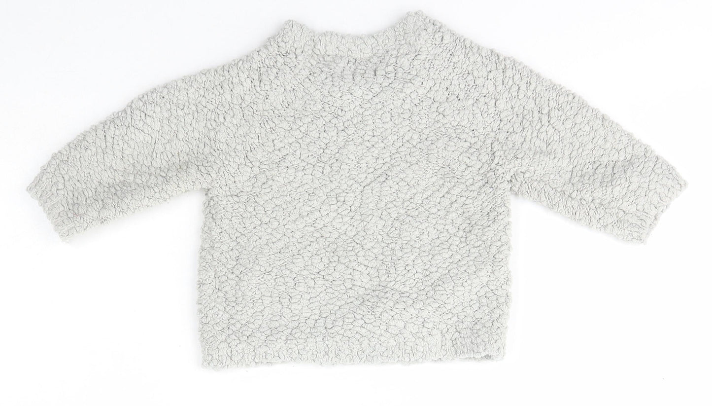 NEXT  Grey  Polyester Pullover Jumper Size 9-12 Months