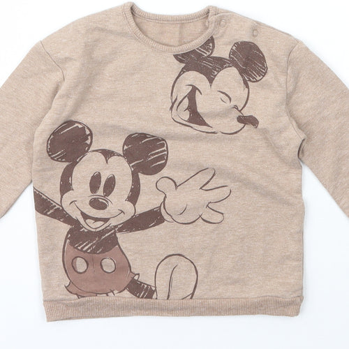 George Girls Pink  Polyester Pullover Jumper Size 6-9 Months   - Disney