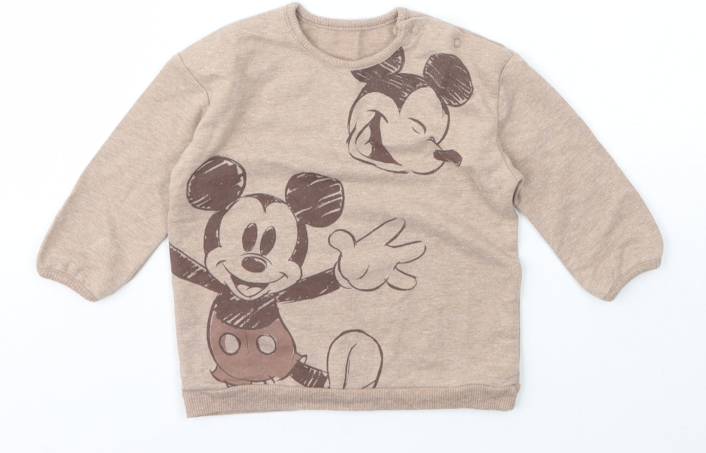 George Girls Pink  Polyester Pullover Jumper Size 6-9 Months   - Disney