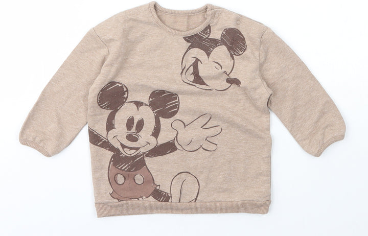 George Girls Pink  Polyester Pullover Jumper Size 6-9 Months   - Disney