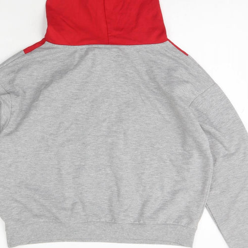 Primark Womens Grey  Polyester Pullover Hoodie Size XS   - Stranger things Netflix