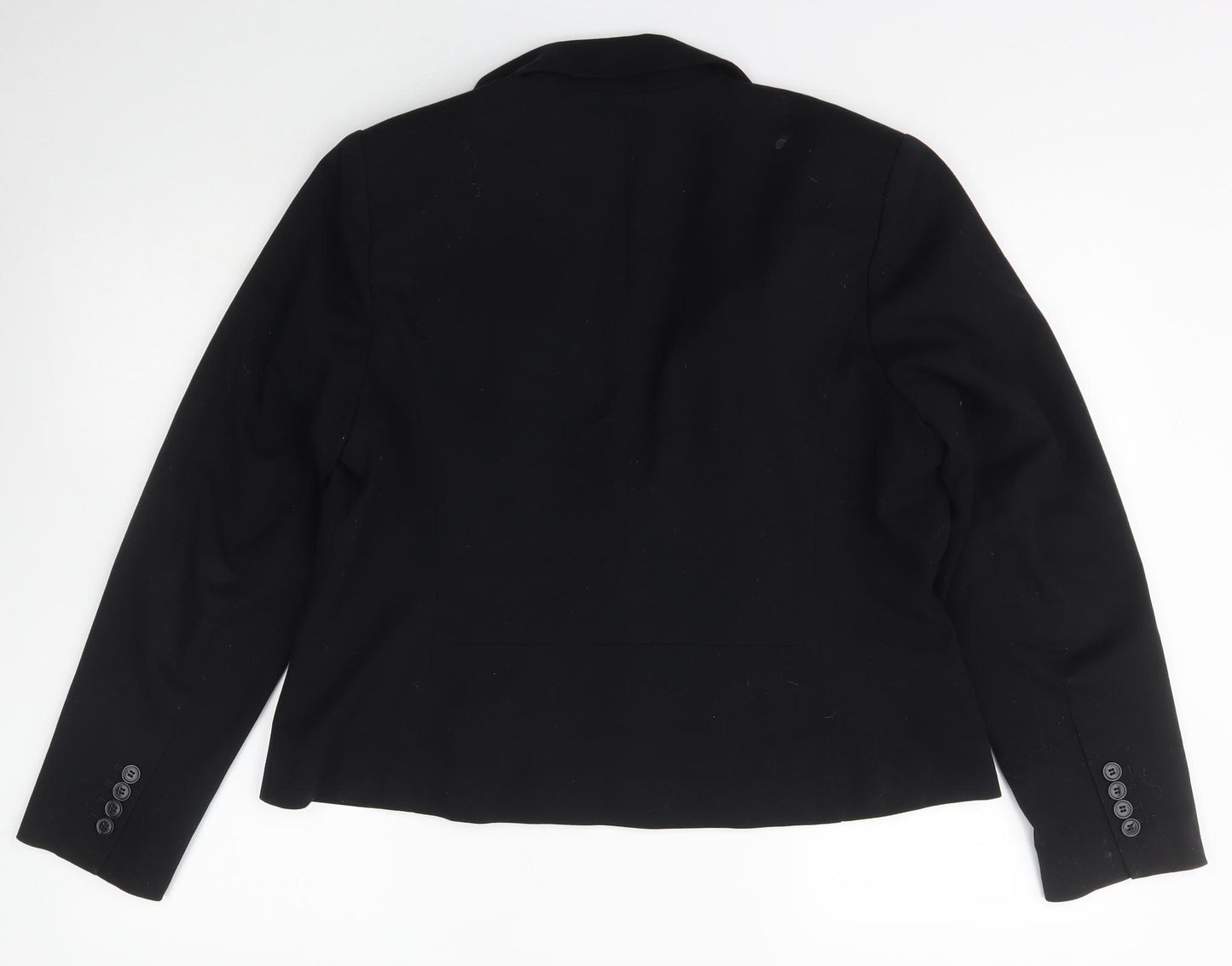 Marks and Spencer Womens Black   Jacket Blazer Size 16