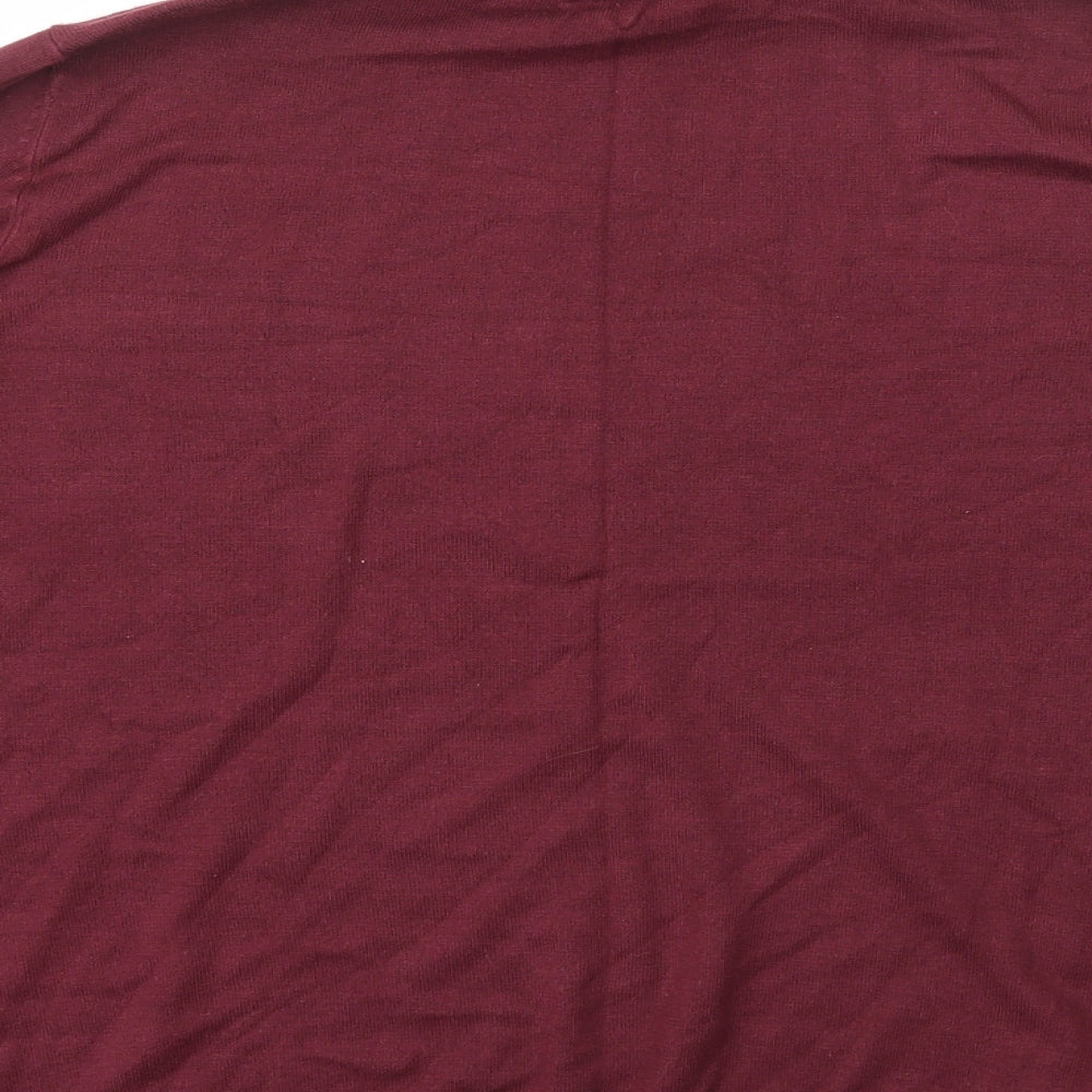 Debenhams Womens Purple Roll Neck  Viscose Pullover Jumper Size 18