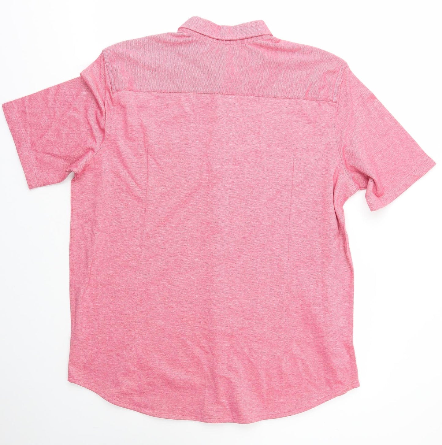 Dunnes Stores Mens Pink  Cotton  Button-Up Size XL Collared Button