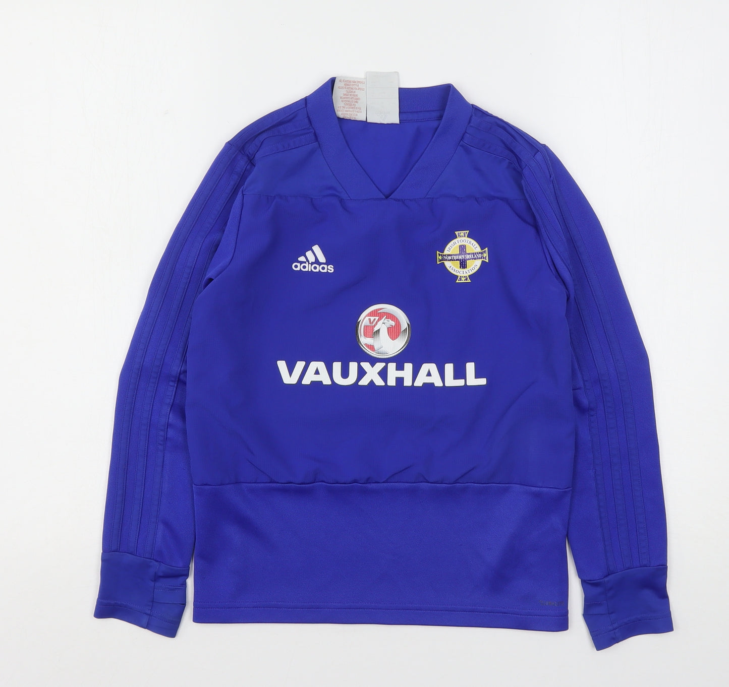 adidas Boys Blue  Polyester Pullover Sweatshirt Size 9-10 Years   - Northern Ireland