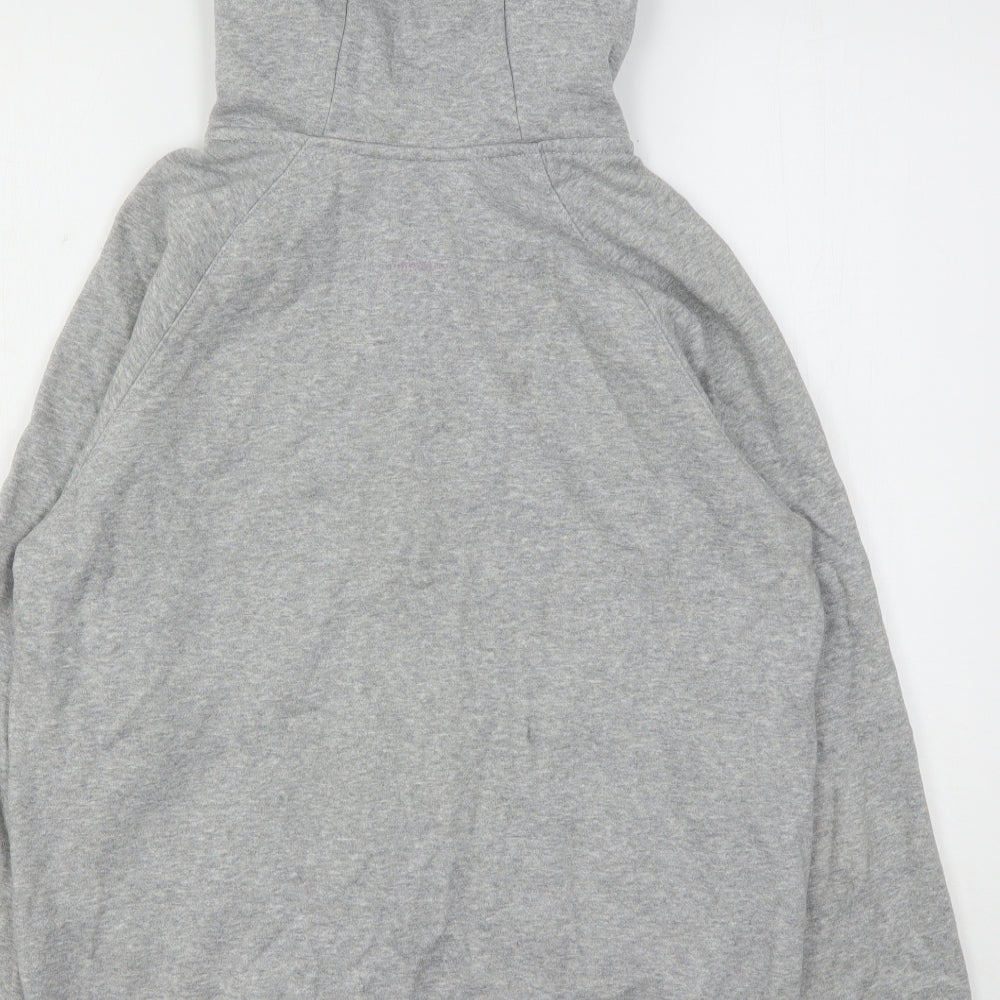 O'Neill Womens Grey  Cotton Full Zip Hoodie Size 14