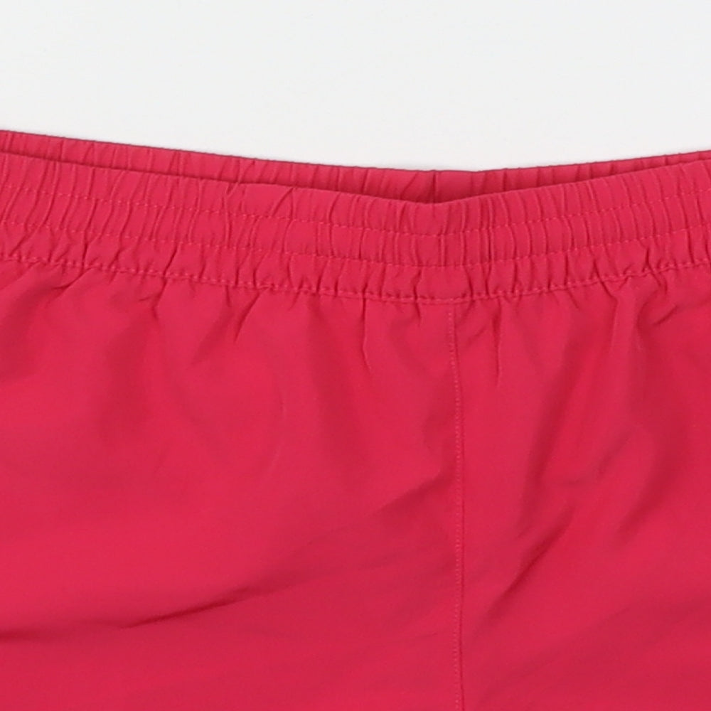 adidas Girls Pink  Polyester Sweat Shorts Size 13-14 Years  Regular