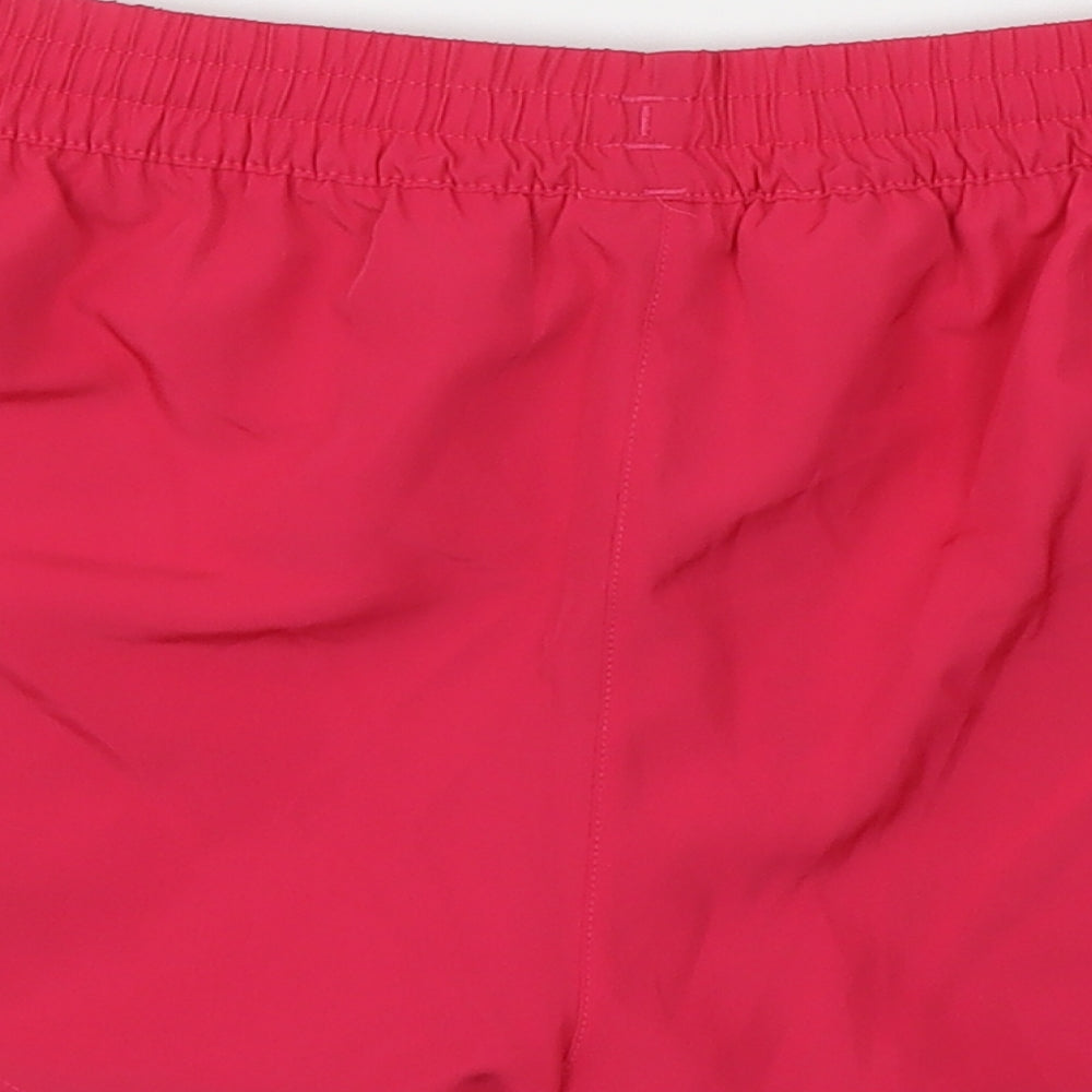 adidas Girls Pink  Polyester Sweat Shorts Size 13-14 Years  Regular