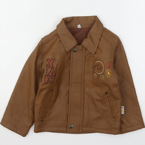 YAK Womens Brown   Jacket  Size 4