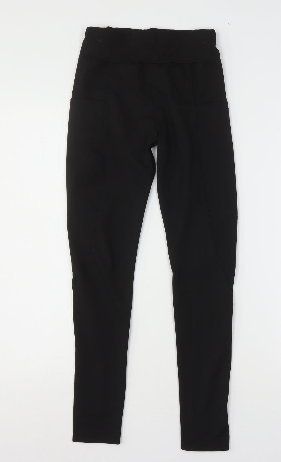 SheIn Womens Black  Polyester Cargo Leggings Size 6 L25 in