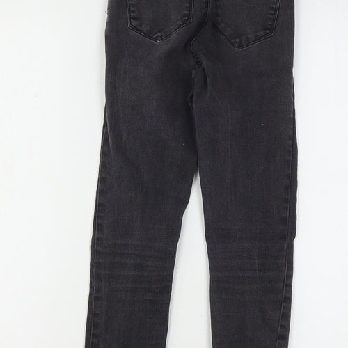 Denim & Co. Womens Black  Cotton Skinny Jeans Size 6 L24 in Regular