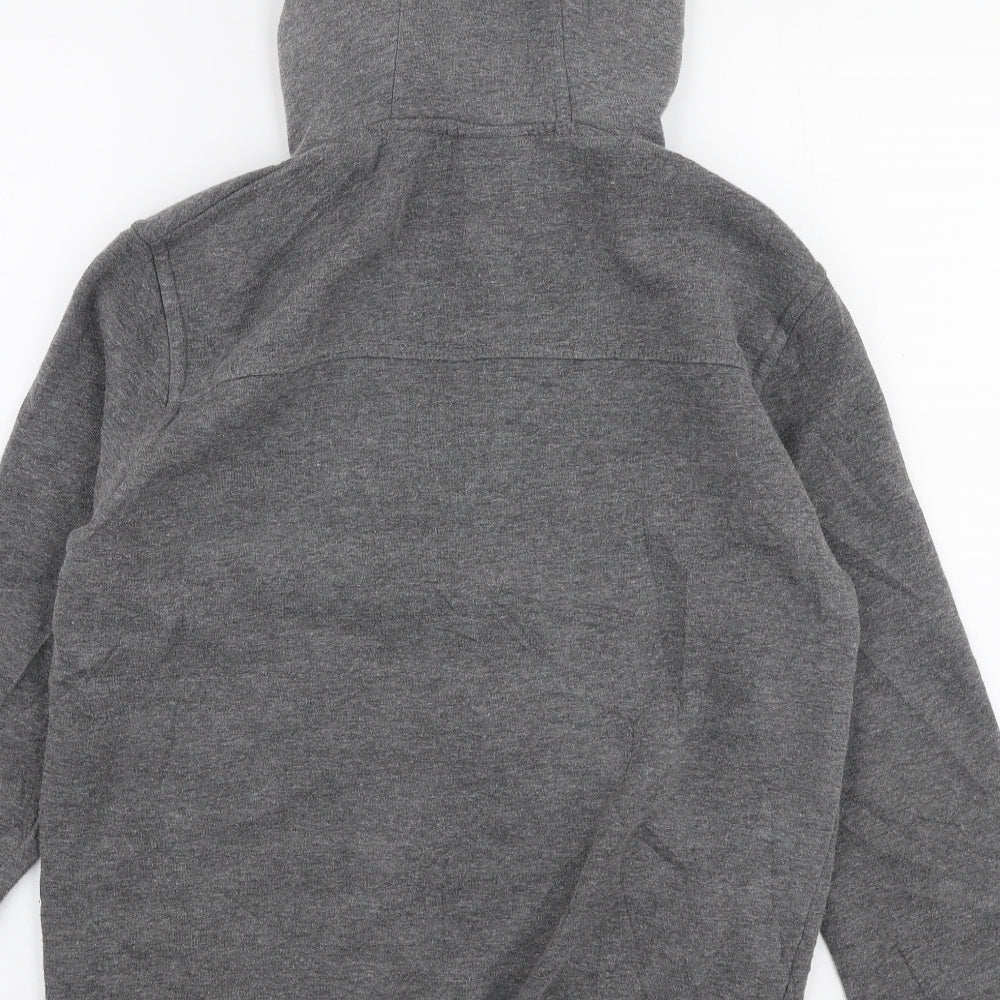 ellesse Womens Grey  Polyester Pullover Hoodie Size 4  Zip