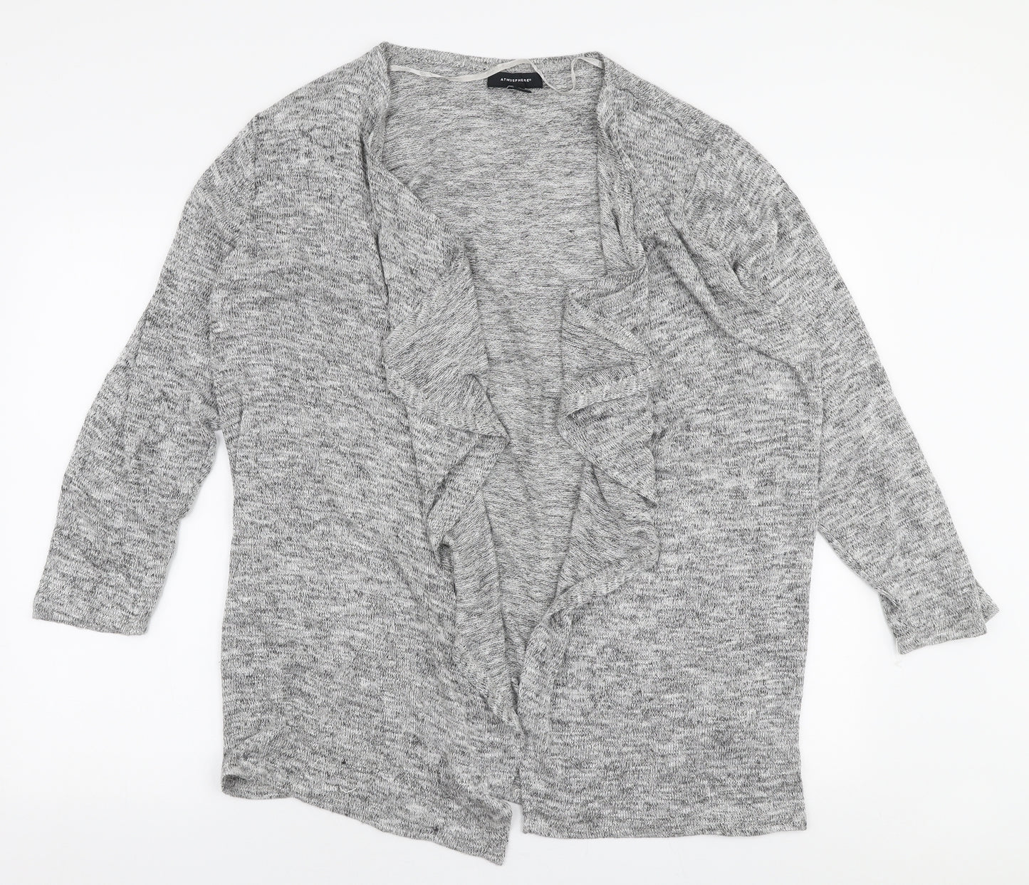Atmosphere Womens Grey V-Neck  Viscose Cardigan Jumper Size 18