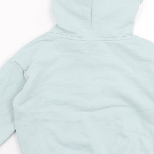 Matalan Girls Blue  Polyester Pullover Hoodie Size 4 Years  Pullover - NYC