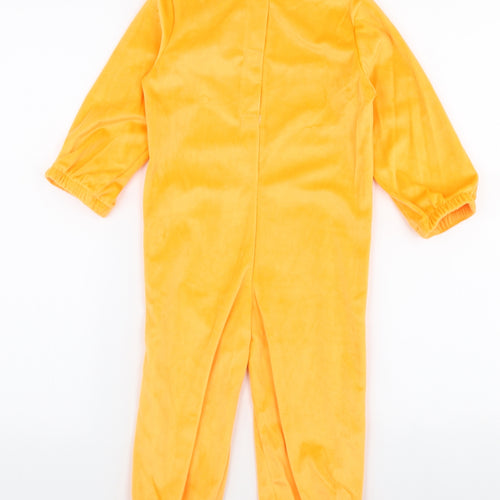 F&F Baby Orange  Polyester Babygrow One-Piece Size 24 Months  Pullover - Halloween Pumpkin