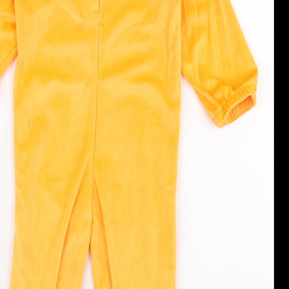 F&F Baby Orange  Polyester Babygrow One-Piece Size 24 Months  Pullover - Halloween Pumpkin