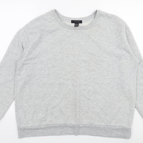 Primark Womens Grey  Polyester Pullover Sweatshirt Size 18  Pullover