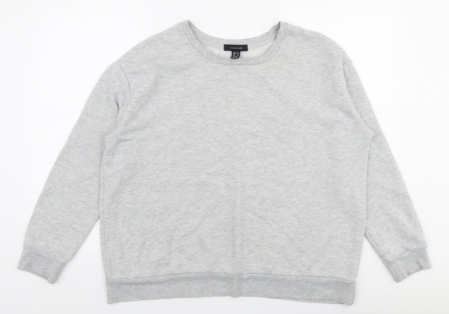 Primark Womens Grey  Polyester Pullover Sweatshirt Size 18  Pullover
