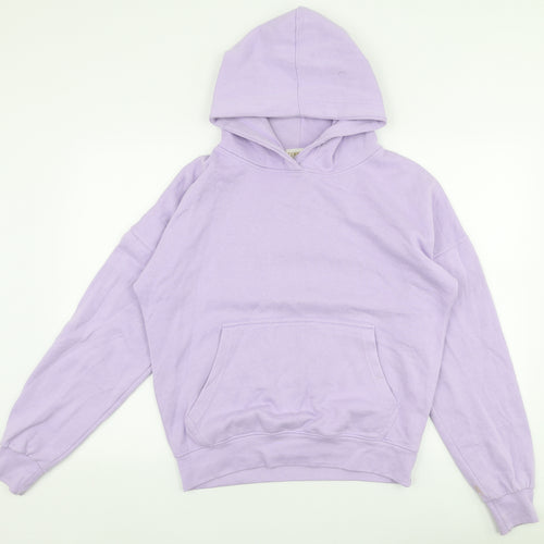 Femme Luxe Womens Purple  Polyester Pullover Hoodie Size M  Pullover