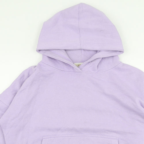 Femme Luxe Womens Purple  Polyester Pullover Hoodie Size M  Pullover