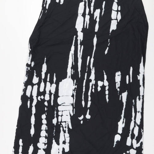 SheIn Womens Black  Polyester Trapeze & Swing  Size 3XL  Round Neck Pullover