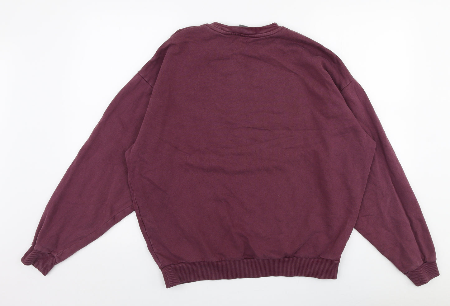 ASOS Mens Purple  Cotton Pullover Sweatshirt Size M   - Stockholm