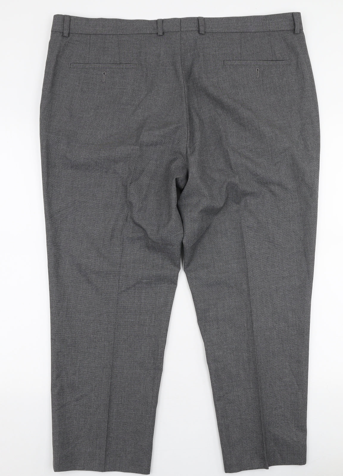 Taylor & Wright Mens Grey  Polyester Trousers  Size 42 in L29 in Regular Zip