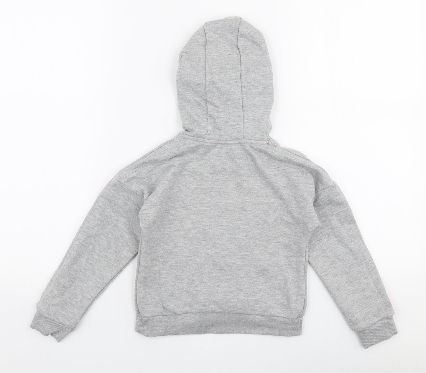 Primark Girls Grey  Cotton Pullover Hoodie Size 4-5 Years  Pullover - LOL Surprise