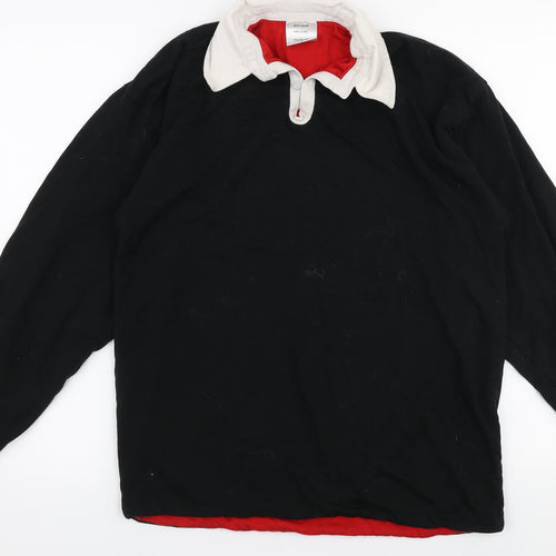 John Lewis Mens Black  Acrylic Pullover Sweatshirt Size L