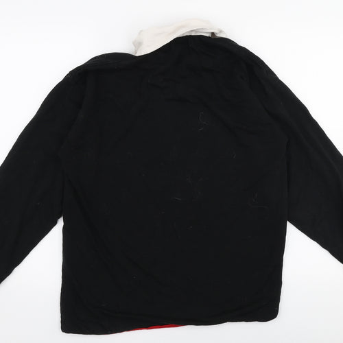 John Lewis Mens Black  Acrylic Pullover Sweatshirt Size L