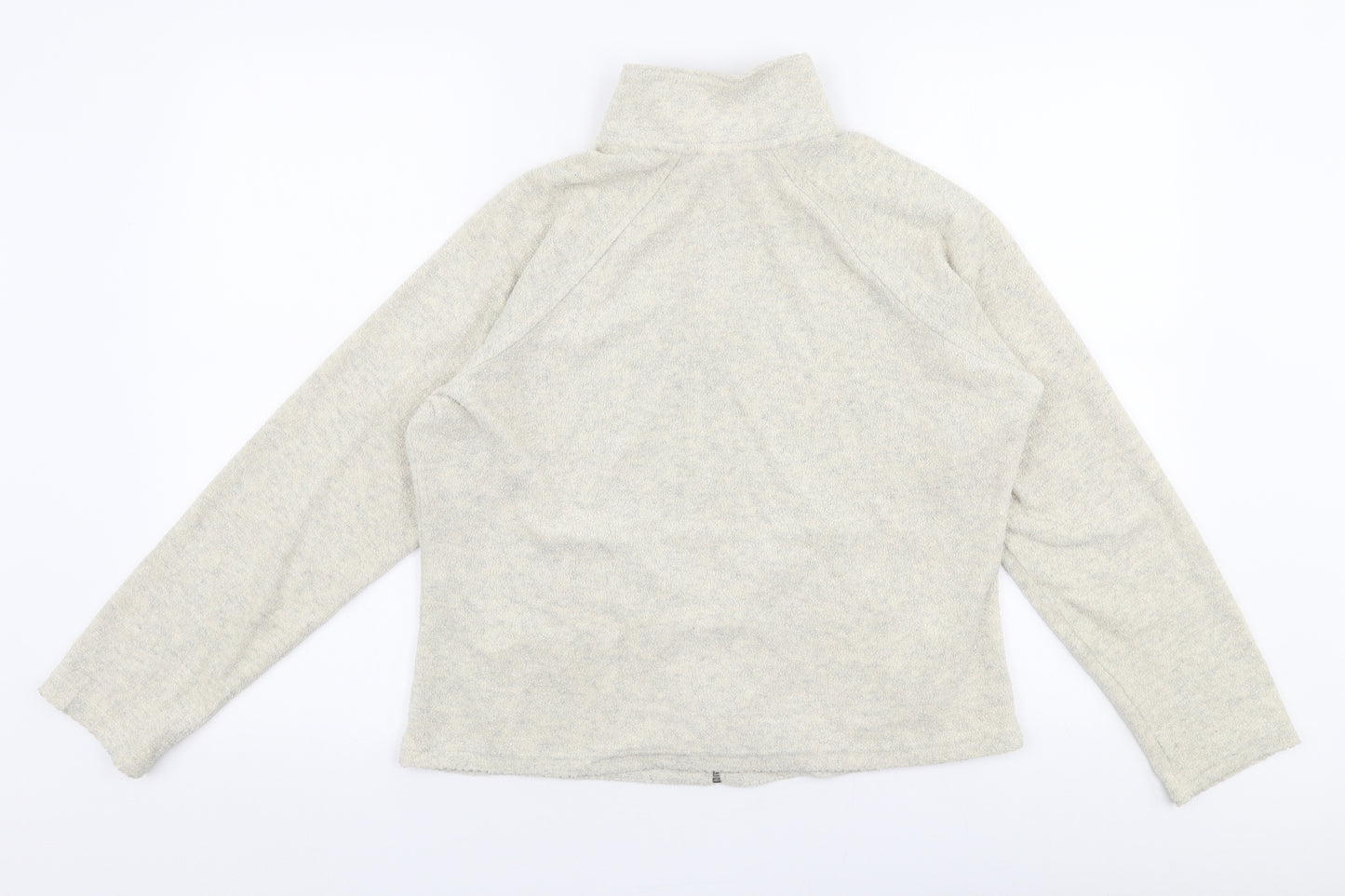 NEXT Womens Beige  Polyester Full Zip Sweatshirt Size 14  Zip