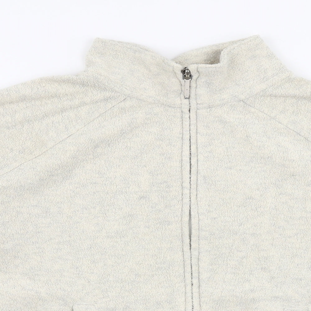 NEXT Womens Beige  Polyester Full Zip Sweatshirt Size 14  Zip