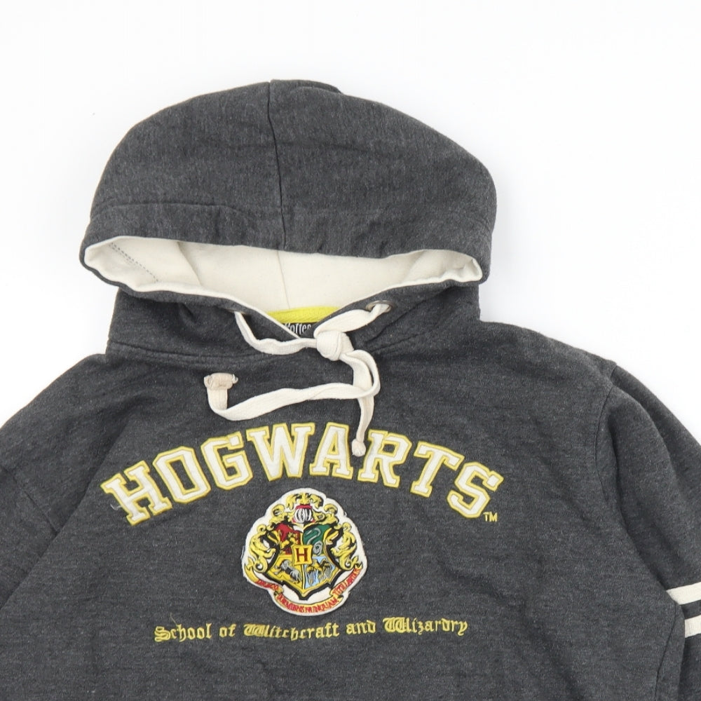 Harry Potter Womens Grey  Cotton Pullover Hoodie Size L   - Harry Potter
