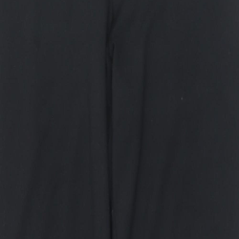 Dunnes Stores Womens Black  Polyester Track Pants Trousers Size M L31 in Regular