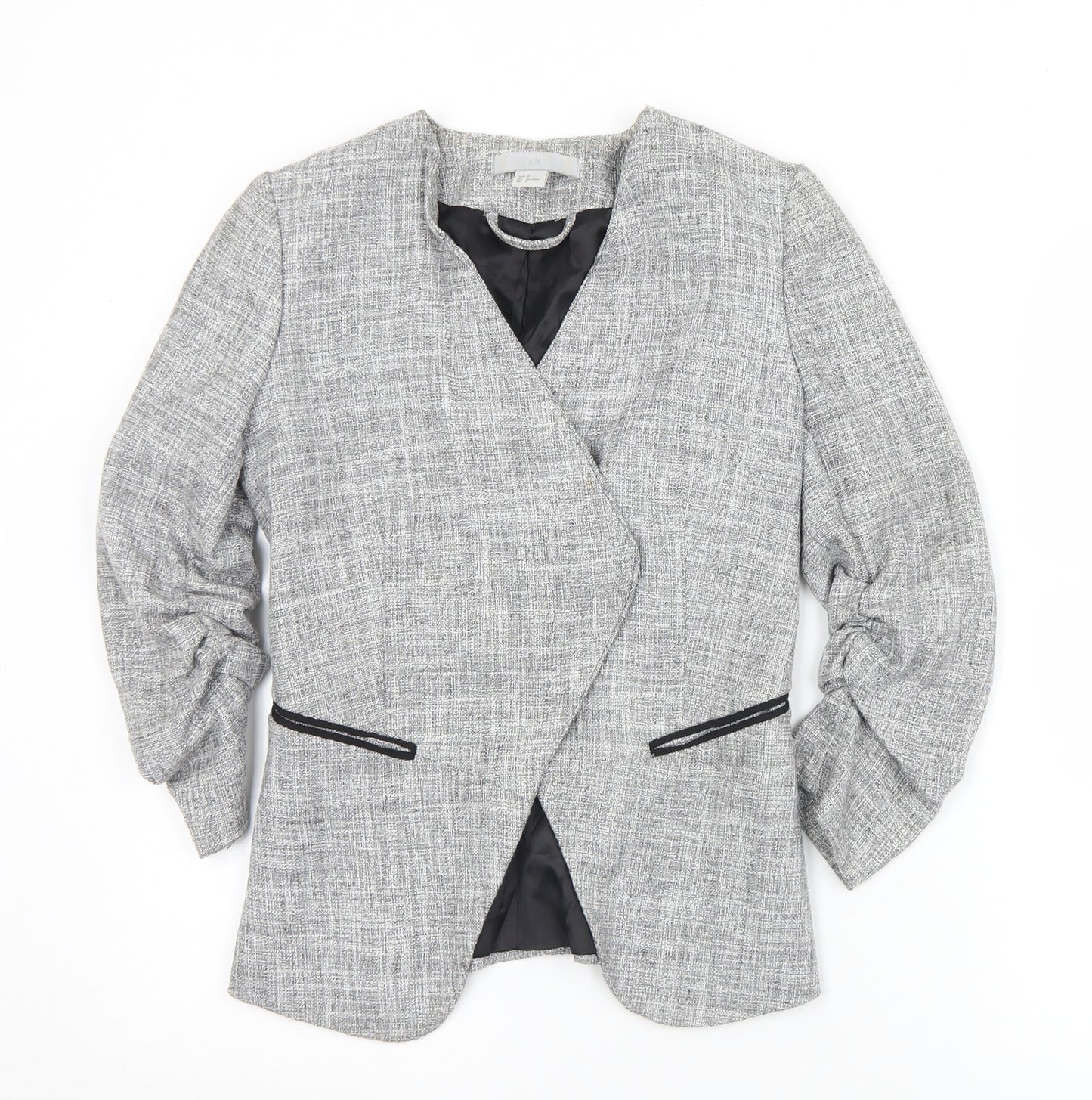 H&M Womens Grey   Jacket  Size 6