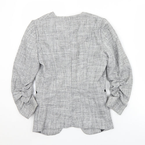H&M Womens Grey   Jacket  Size 6