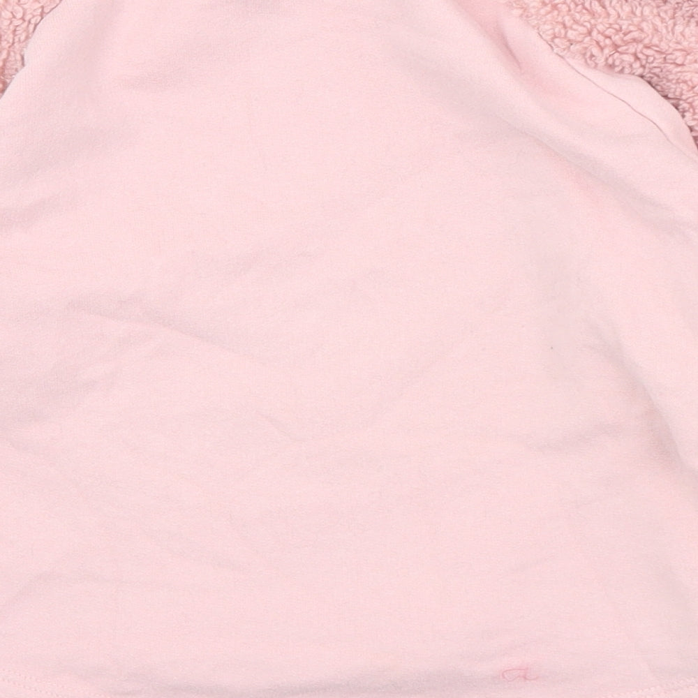 Dunnes Stores Girls Pink  Cotton Pullover Sweatshirt Size 7-8 Years   - Merci