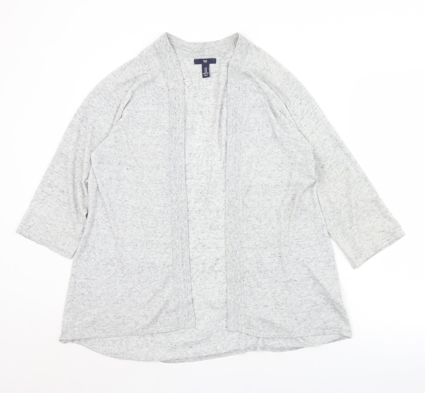 Gap Womens Grey Collared  Cotton Cardigan Jumper Size M