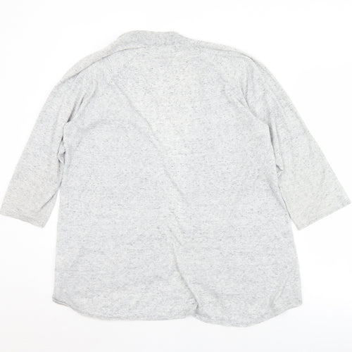 Gap Womens Grey Collared  Cotton Cardigan Jumper Size M