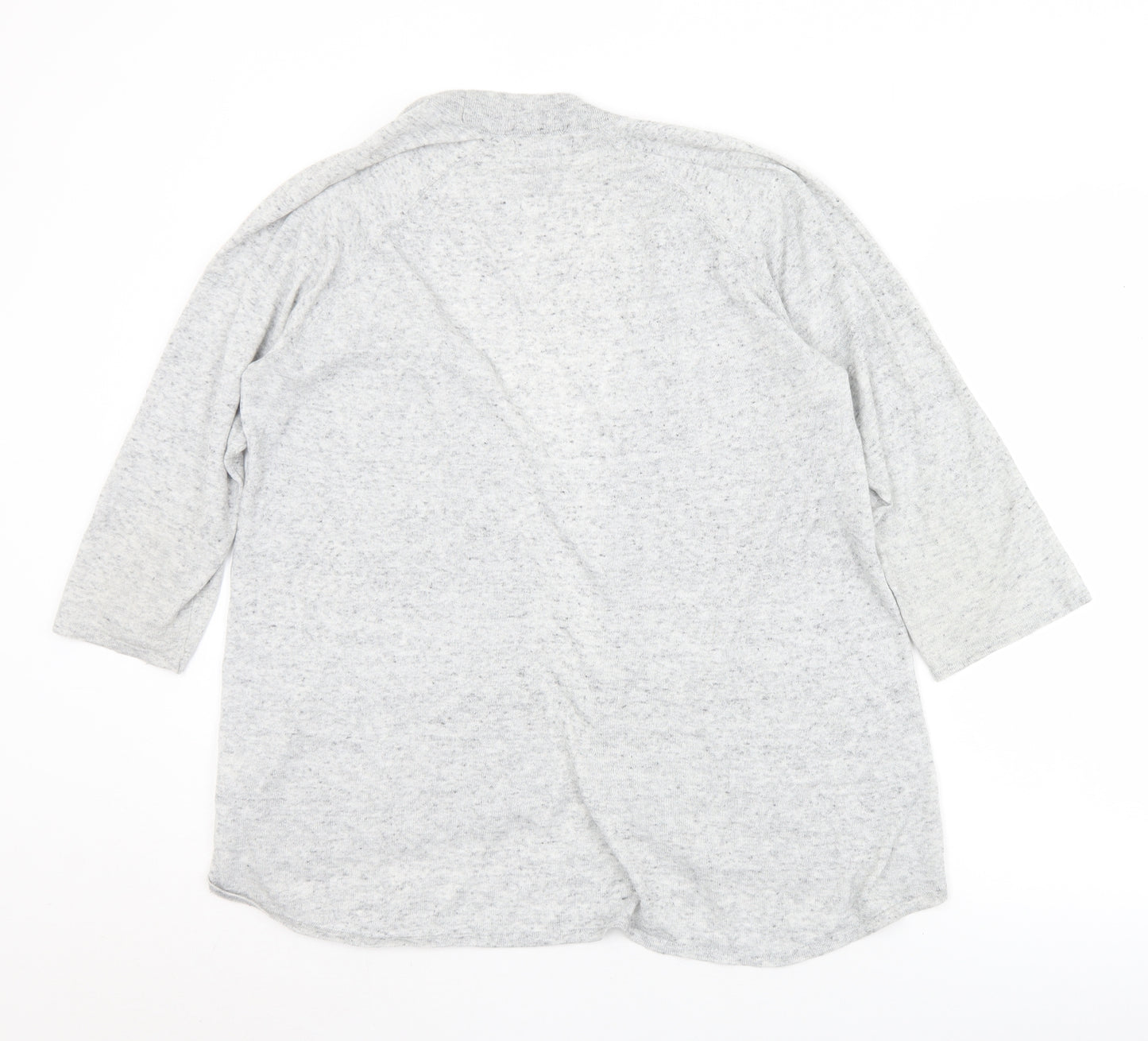 Gap Womens Grey Collared  Cotton Cardigan Jumper Size M