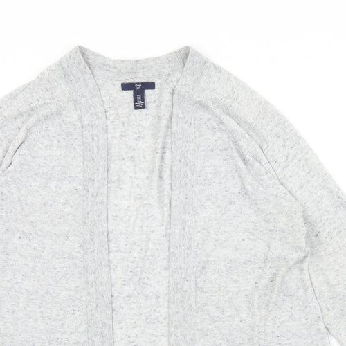 Gap Womens Grey Collared  Cotton Cardigan Jumper Size M
