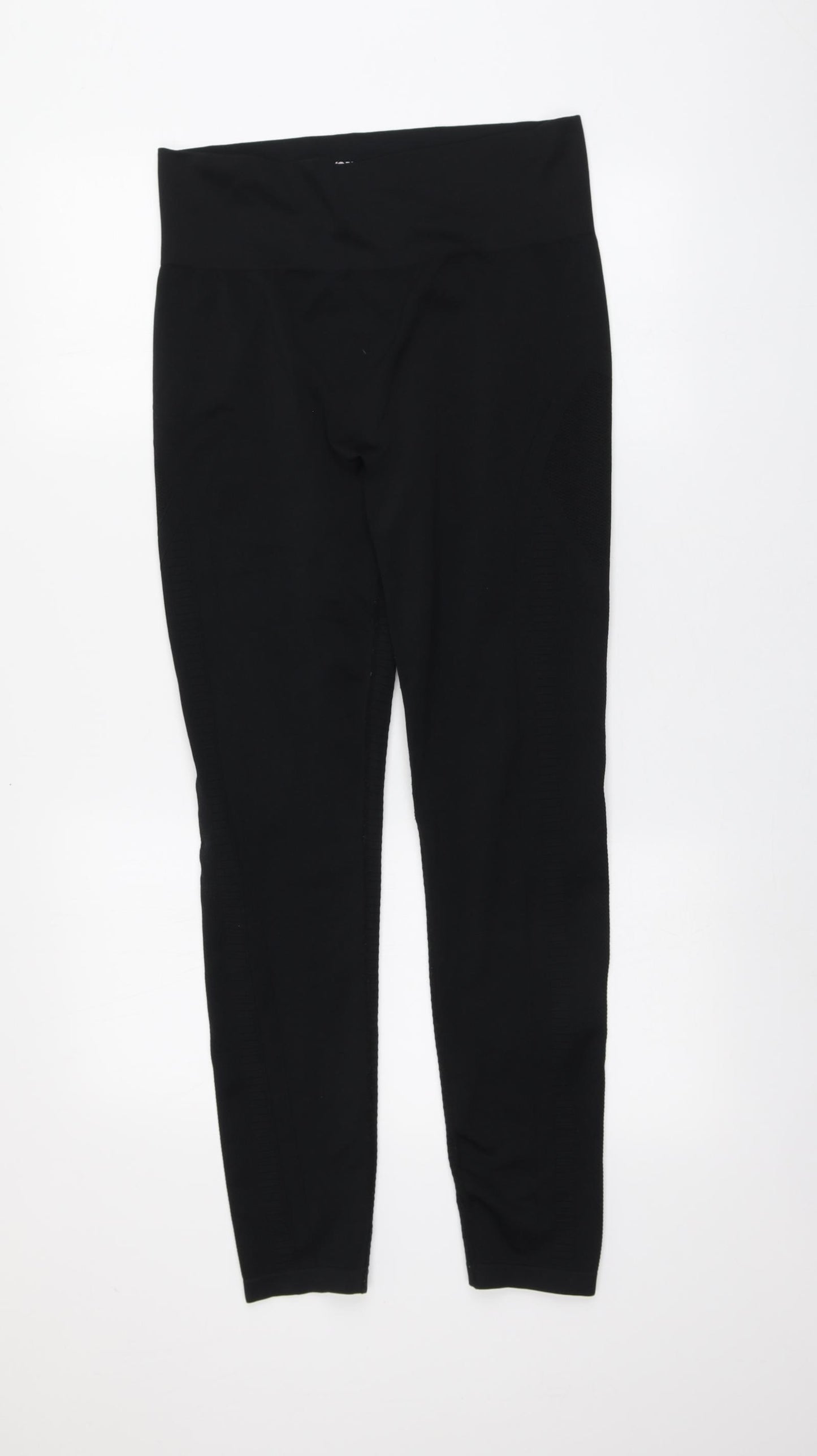 Workout Womens Black  Polyester Jogger Leggings Size L L27 in Regular