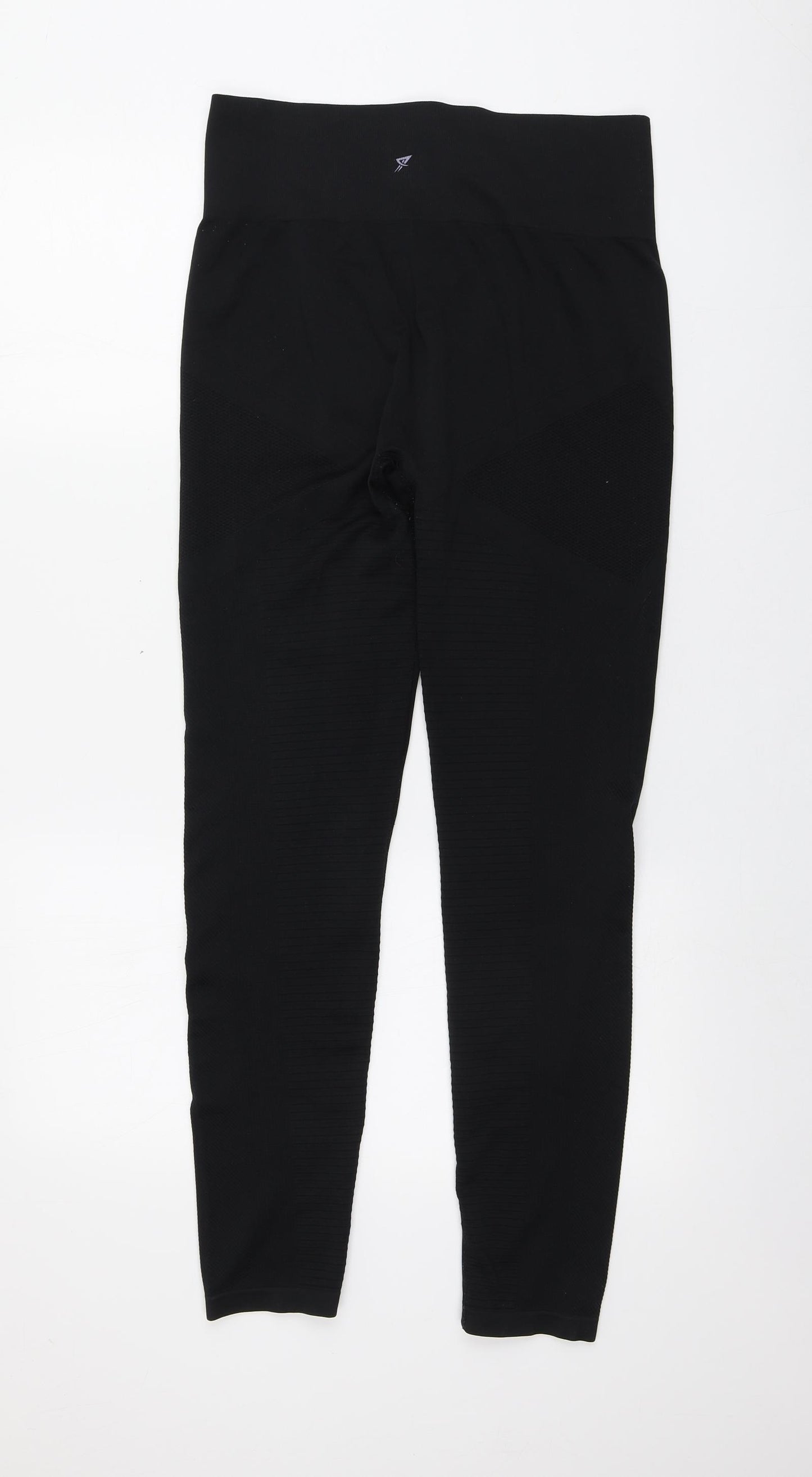 Workout Womens Black  Polyester Jogger Leggings Size L L27 in Regular