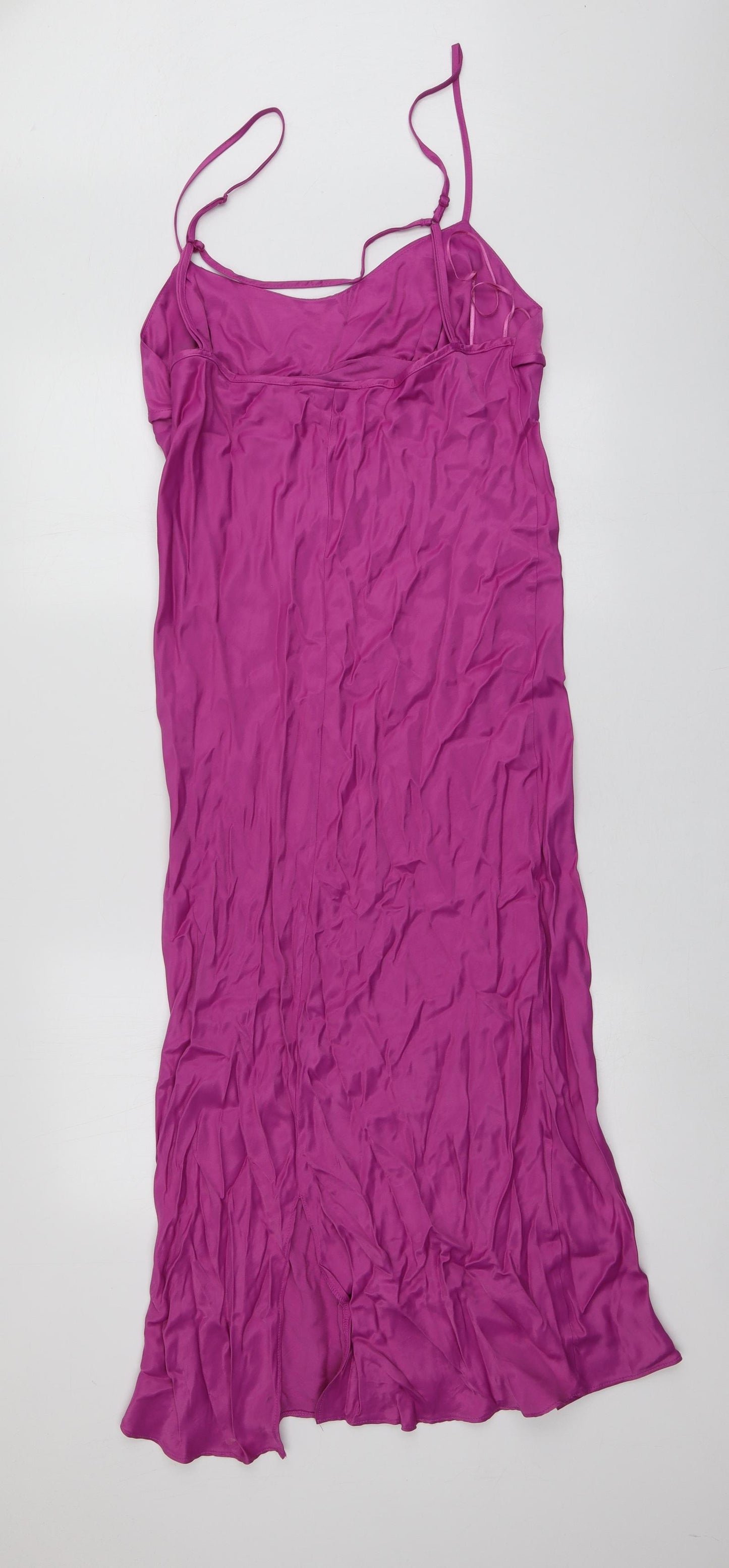 Primark Womens Purple  Viscose A-Line  Size 16  Round Neck