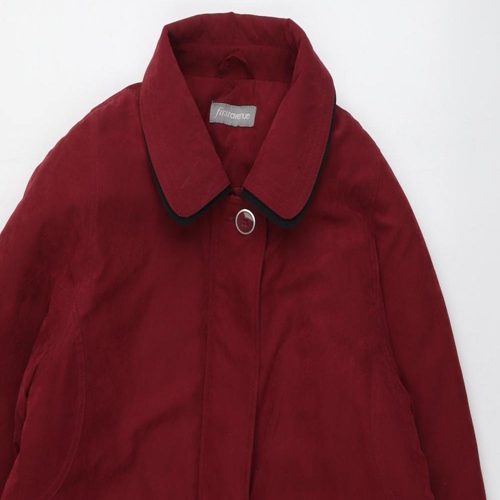 Frist Avenue Womens Red   Jacket  Size 14