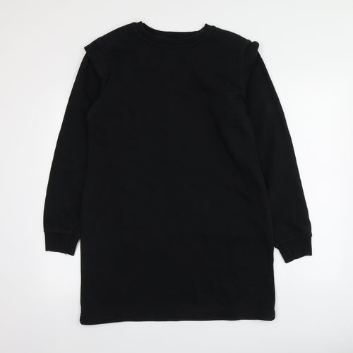 Primark Womens Black  Cotton Pullover Hoodie Size XS