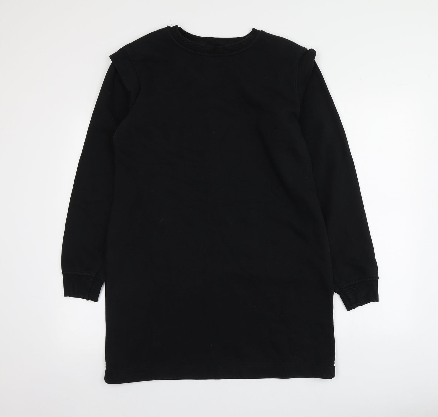 Primark Womens Black  Cotton Pullover Hoodie Size XS
