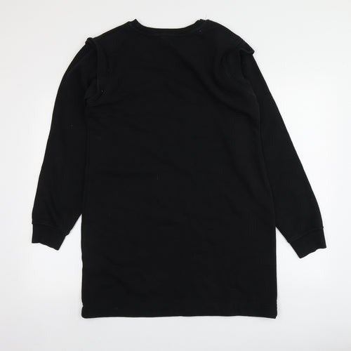 Primark Womens Black  Cotton Pullover Hoodie Size XS