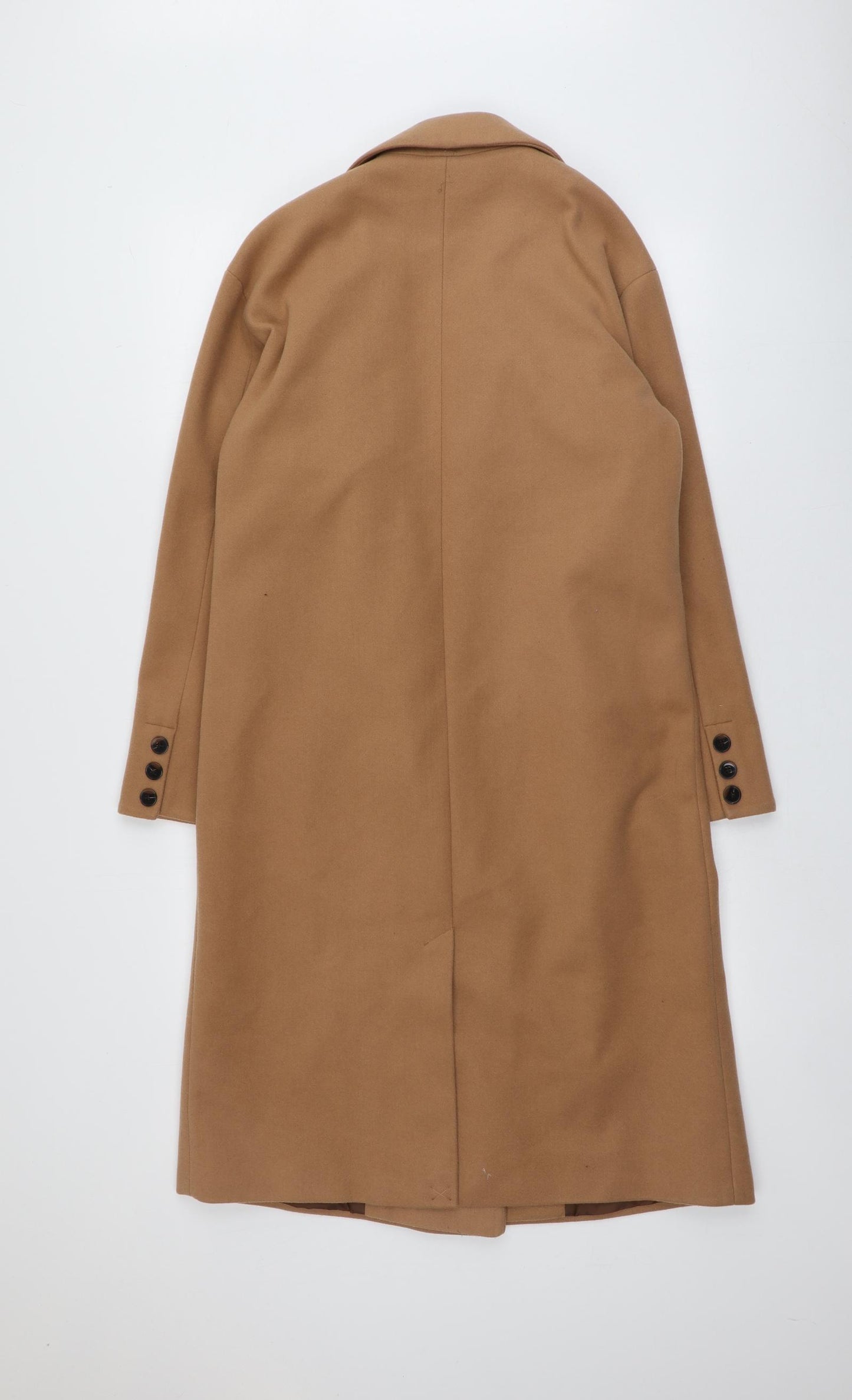 Primark Womens Beige   Overcoat Coat Size 8